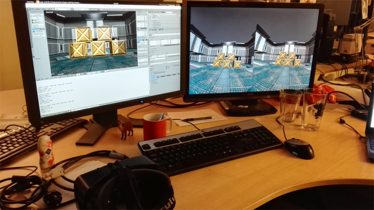 Blender with a realtime VR viewport