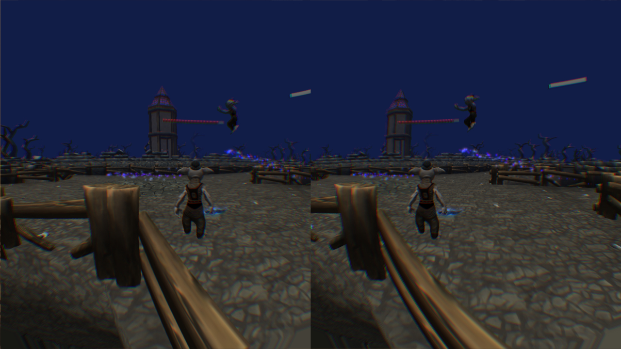 MassiveEngine showing the Reverie Realms Arena demo